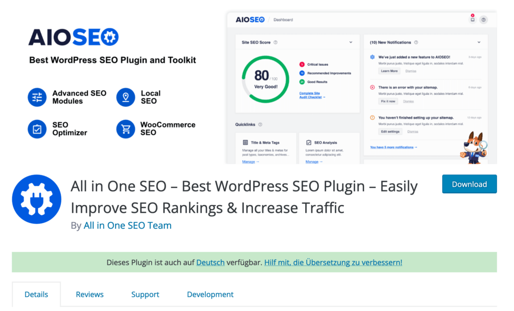 All In One SEO Plugin