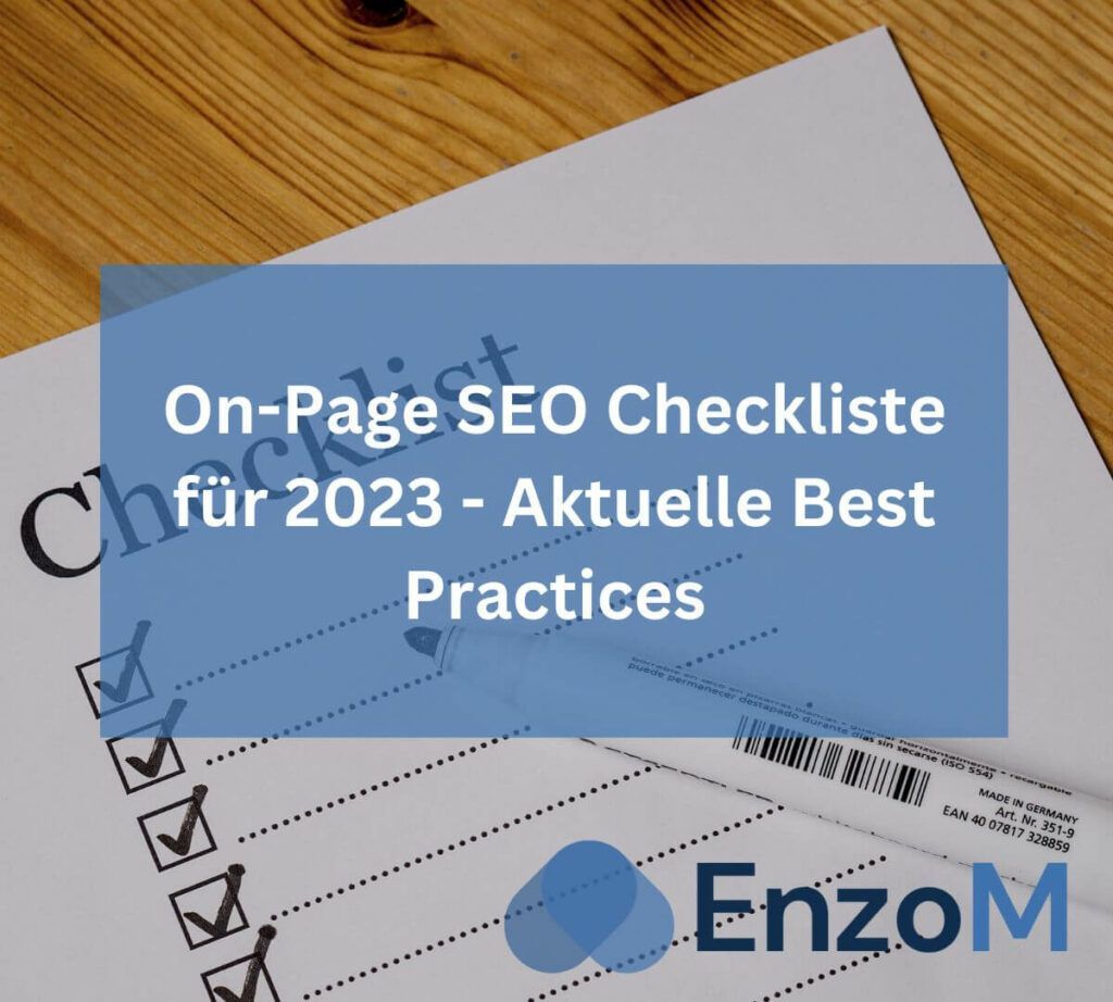 on page seo checkliste