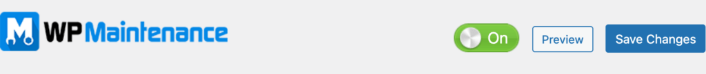 WordPress Maintenance Status