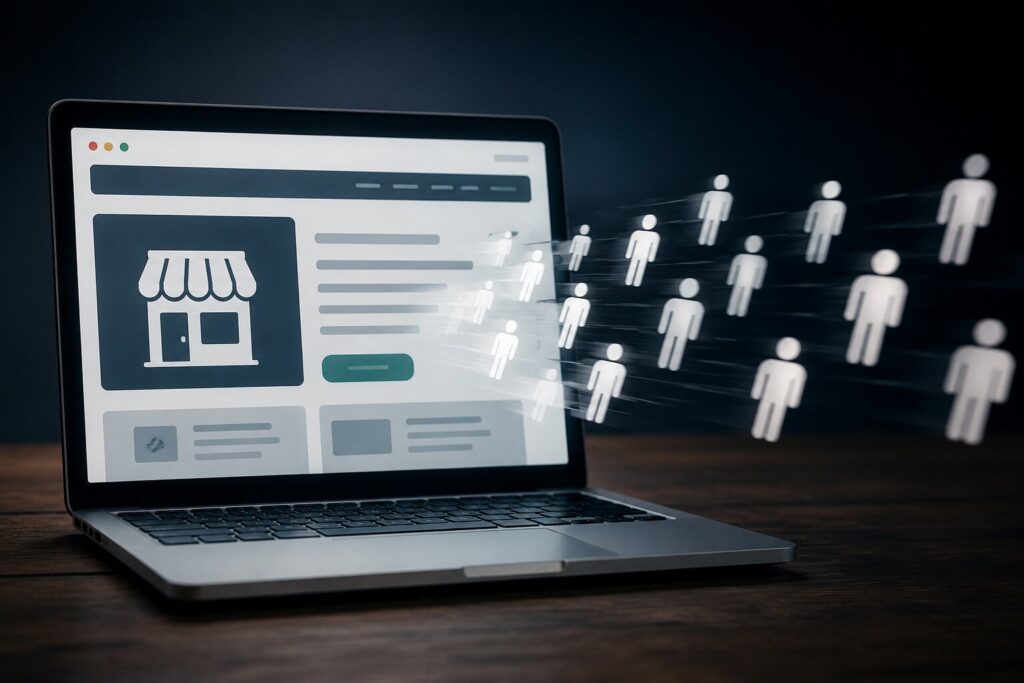 Warum lokale Unternehmen ohne durchdachte Website jeden Tag Kunden verlieren