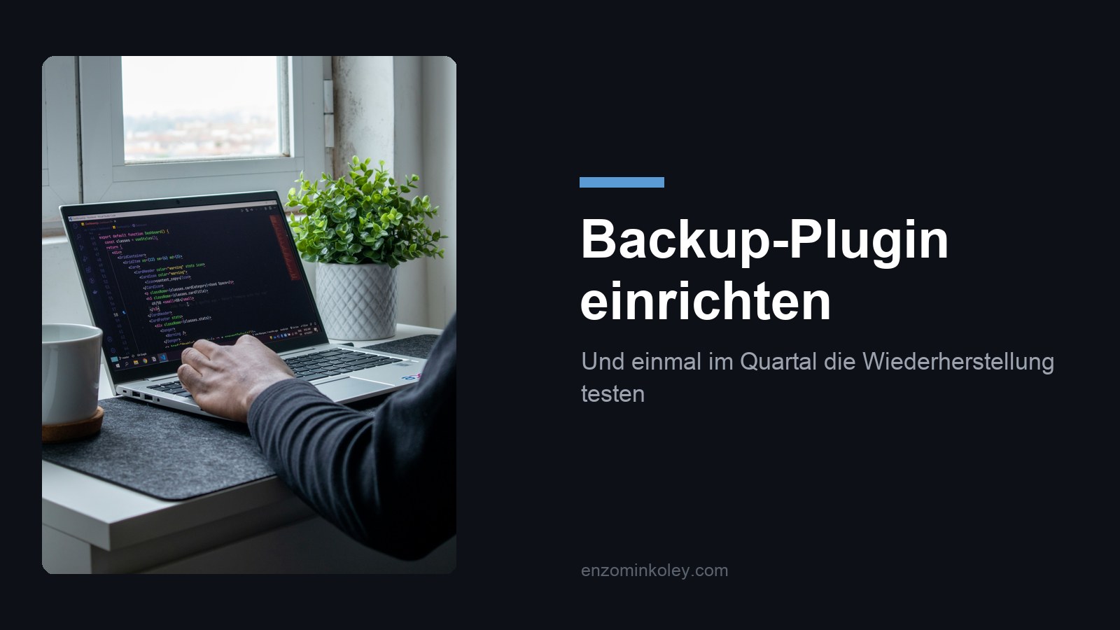 WordPress Backup Plugin einrichten und Wiederherstellung testen