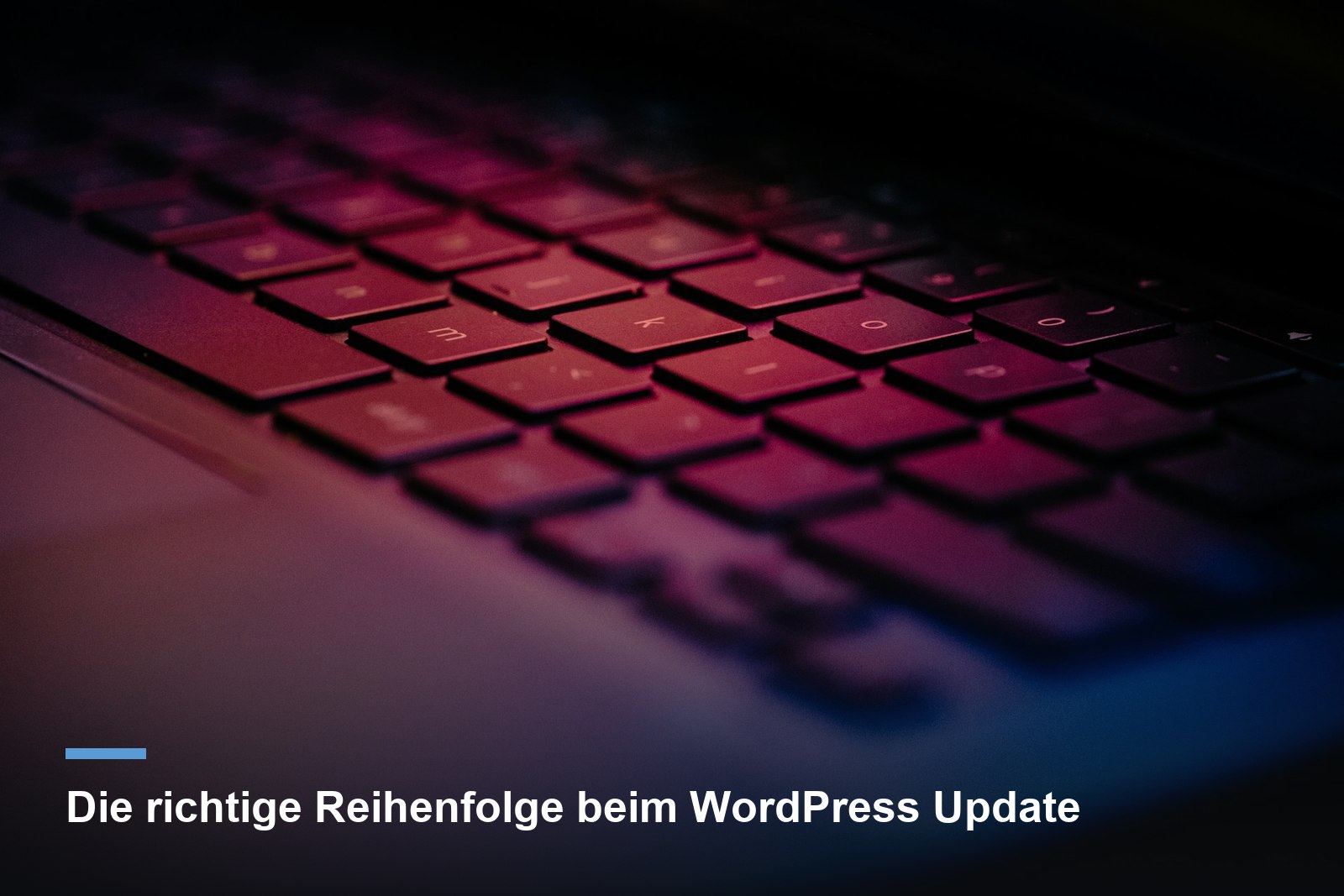 WordPress Update Reihenfolge: Plugins, Theme und Core nacheinander