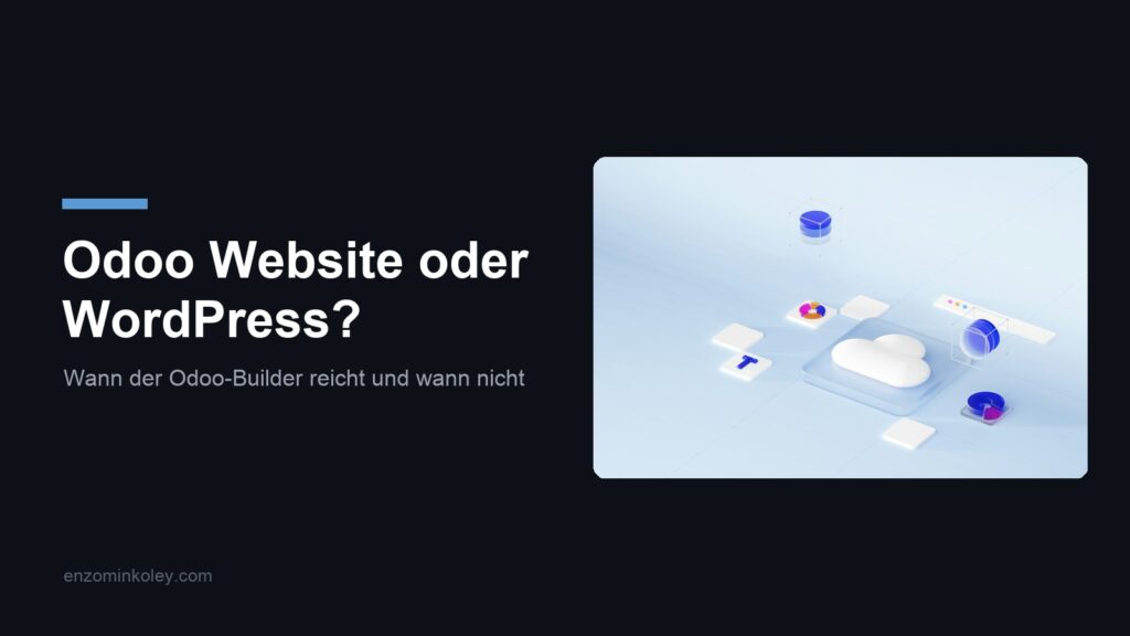Odoo Website Builder oder WordPress: modulare Softwarebausteine